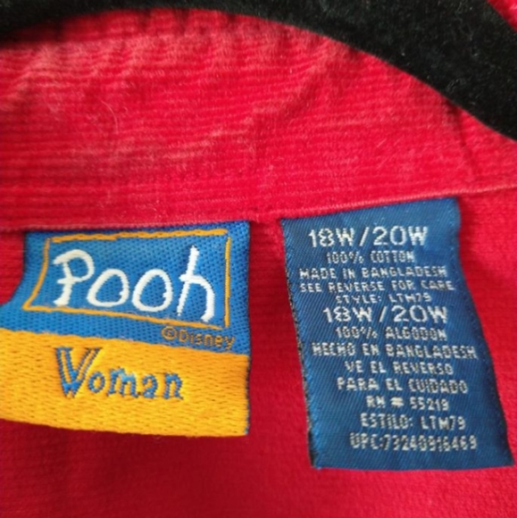 Winnie the Pooh Courdory Button Down Shirt - Picture 4 of 6